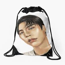Nct Johnny Drawstring Bags for Sale