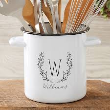 Utensil holders certainly aren't the star of any kitchen decor, but they do serve an essential purpose in the kitchen: Floral Stainless Steel Utensil Holder Bed Bath Beyond