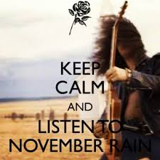 Guns n' roses accompanied the use your illusion albums with many videos, including don't cry, november rain and estranged, some of the most expensive music videos ever made. The Story Of Guns N Roses November Rain My Rock Mixtapes