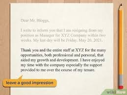 Formstemplates.com has been visited by 10k+ users in the past month How To Write A Two Weeks Notice With Pictures Wikihow