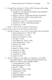 An Exercise in Genealogy