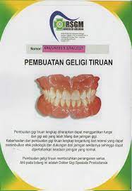 Kemudian dibagi lagi berdasarkan jenis bahan yang digunakan. Gigi Palsu In English