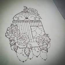Chico Lou S Fine Tattoos Birdcage Tattoo Small Bird Tattoos Tattoos