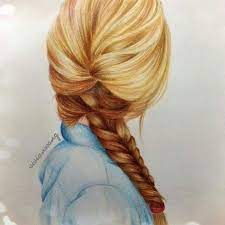 Dibujo De Una Trenza Con Imagenes Boceto De Pelo Dibujos De Peinados Peinados Dibujos
