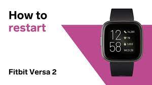 First, his to turn the stupid thing on. How To Restart Fitbit Versa 2 Youtube