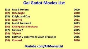 She was born in rosh ha'ayin, israel. Gal Gadot Movies List Youtube