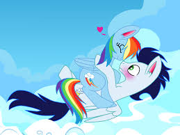 The cutie mark chronicles 24. 673282 Safe Artist Kodretta Rainbow Dash Soarin Pony Backwards Cutie Mark Blushing Cute Eyes Closed Female Heart Male Nervous Nuzzling Old Cutie Mark Shipping Soarindash Straight Ponybooru
