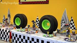 Nestling Monster Truck Party Reveal Monster Trucks Birthday Party Monster Truck Party Monster Truck Birthday