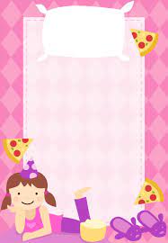 When your invitation template opens in the editor, start off by customizing it with a color palette perfect for your party, soiree, celebration, or gathering. Cute Girl Free Sleepover Party Invitation Template Greetings Island Slumber Party Invitations Sleepover Birthday Parties Sleepover Invitations