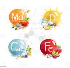 Spurenelemente Fur Die Menschliche Gesundheit Magnesium Kalium Kalzium Vitamin D Stock Vektor Art Und Mehr Bilder Von Antioxidationsmittel Istock