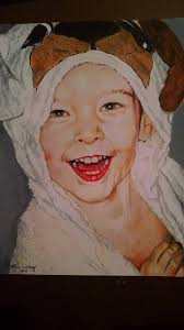 I used Prismacolor pencils to draw this picture of my grandson.