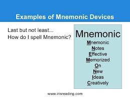 How To Improve Your Memory Mnemonic Devices