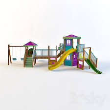 3d Models Other Architectural Elements Childs Slide Children Park Children Playground