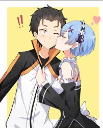 Rem X Subaru By Kenkaizar Anime Cute Kiss Subaru Rem and subaru natsuki from re:zero episode 21 anime caps, anime girls. rem x subaru by kenkaizar anime cute