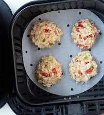 Drizzle with sauce and a pinch of salt. Easy Air Fryer Crab Cakes My Forking Life