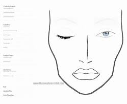 Makeup Face Charts Free Saubhaya Makeup