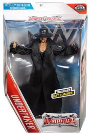 Shop for wwe toys in toys character shop. Wwe Wrestlemania 32 Elite Undertaker Figure Wwe Action Figures Action Figures Undertaker Wwe