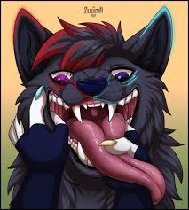touching wolf's tongue by SilverGrin-W -- Fur Affinity [dot] net