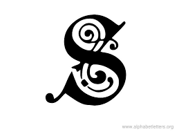 Create unique custom tattoo design, tattoo sleeve. Alphabet Letters Org Lettering Alphabet Monogram Fonts Letter S Tattoo