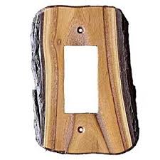 Rustic Single Rocker Switch Plate