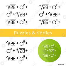 Y cómo forman jerarquías de estructuras y conceptos más complejos, especialmente las estructuras fundamentalmente importantes que forman el lenguaje de las matemáticas: Matematico Problema Icono Matematicas Rompecabezas Ejercicio Mental Recreaci Vector De Stock Crushpixel