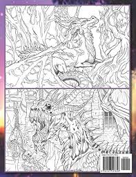 Fantasy coloring book popular fantasy coloring books for adults. Dragons An Adult Coloring Book With Mythical Fantasy Creatures Beautiful Warrior Women And Epic Fantasy Scenes For Dragon Lovers Fantasy Coloring Books For Adults Pricepulse