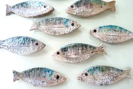 Fish hanging interior wall art home decor. Fish Ceramic Wall Hanging Home Decor Home Living 330 Co Il
