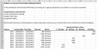 Debtors Accounts Receivable Ageing Schedule Video