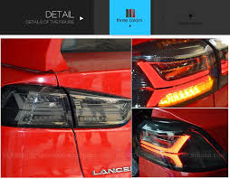 Fit Lancer Evo X 2008 2017 Led Taillights Tuning Lamp Red Smoke Au Di Style Rear Lights Assembly Vland Cu Mitsubishi Lancer Mitsubishi Lancer Evolution Evo X