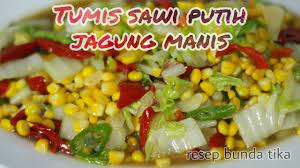 Check spelling or type a new query. Resep Tumis Sawi Putih Jagung Manis Super Enak Dan Praktis Cara Buatnya Youtube