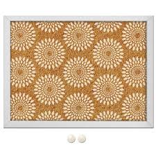 Check spelling or type a new query. Wall Pops Cork Bulletin Board White Frame 17 X 23 Flowers Target