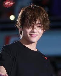 Bts Taehyung On Instagram How Can He Even See With That Long Hair C Winter Strawberry Bts Hairstyle Long Hair Styles Bts Taehyung