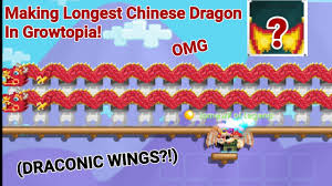 Check out what dragon gate's price is! Making Longest Chinese Dragon In Growtopia Easy Profit Omg Growtopia Youtube