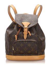 Louis vuitton also has many backpack designs like the palm springs mini bag. Louis Vuitton Vintage Monogram Mini Montsouris Backpack Brown Canvas And Leather Backpack Luxury High Quality Avvenice