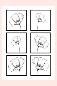 This is yet another poppy pictures to colour that can be downloaded for free from the link given below. Free Coloring Page California Poppy Pdf Printable