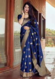 Ghagra choli, (also known as lehenga choli and locally as chaniya choli), is a type of ethnic clothing for women from indian subcontinent, notably in the indian states of rajasthan, gujarat, madhya pradesh, uttar pradesh, bihar, haryana, punjab, himachal pradesh, uttarakhand, jammu and kashmir, as well as in the pakistani provinces of punjab and sindh. Navy Blue Silk Saree With Blouse 219933