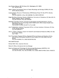 Appendix A: List of participants | Science and Technology Information  Services and Systems in Africa: Revised Edition | The National Academies  Press