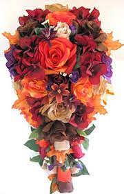 Maybe you would like to learn more about one of these? Wedding Flowers Silk Bridal Bouquet Orange Red Brown Gold Purple 17 Piece Package Wedding Bouquets Wedding Flower Arrangements Rosesanddreams Buy Online In Bahamas At Bahamas Desertcart Com Productid 99084210