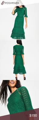 new green boden lana lace midi dress never worn see photo