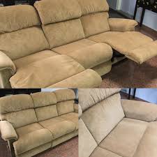 It is also considered a form of microfiber or microsuede. Reduced Moving Out Sale Lazyboy 3 Seater Camel Collared Ultra Suede Sofa With 2 Reclinable End Seats Furniture Home Living Furniture Sofas On Carousell