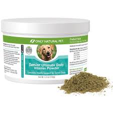 Only Natural Pet Senior Ultimate Daily Canine Vitamin Supplement For Dogs Complete Holistic Health Support Made In Usa 5 3 Natural Pet Dog Vitamin Dog Health