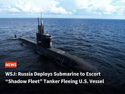 ❗Russia has dispatched a submarine to protect an oil tanker from its  so-called “shadow fleet” that is attempting to evade a U.S. Coast Guard  vessel in the Atlantic Ocean. https://militarnyi.com/en/news/wsj-russia -deploys-submarine-to-escort-shadow ...