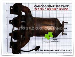 Nowy opel astra k, model 2021. Opel Gruppensammlerkatalysatoren Teil 1 Katalizatory Chrzanow