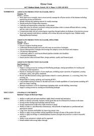 Browse Our Image Of Production Manager Job Description Template Resume Examples Engineering Resume Job Resume Examples
