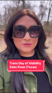 This #TDOV, @Eden Rose Torres a #trans #woman advocate from #Texas speaks  about the importance of passing the #EqualityAct for the #transgender and  #LGBTQ communities. ———- #transdayofvisibility ...