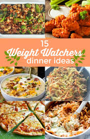 Are weight watchers recipes a good way to lose weight? 15 Weight Watchers Dinner Recipes