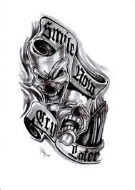 See more ideas about chicano art, lowrider art, chicano. Pin By Pablo Orduno On Tattoos Evil Tattoos Tattoo Art Drawings Latest Tattoos