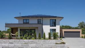 Architektenhaus Dornhan Oekohaus Frontal Haus Fassade Haus Toskana Haus