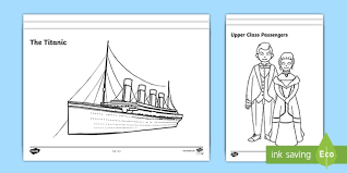 Flip through of charles santore coloring books. The Titanic Colouring Pages