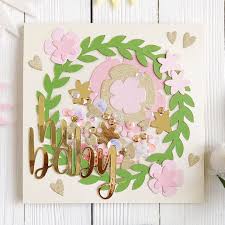 Create custom baby shower invitations to invite your friends and family to join you in celebrating the delightful moments. Diy Baby Shower Shaker Card